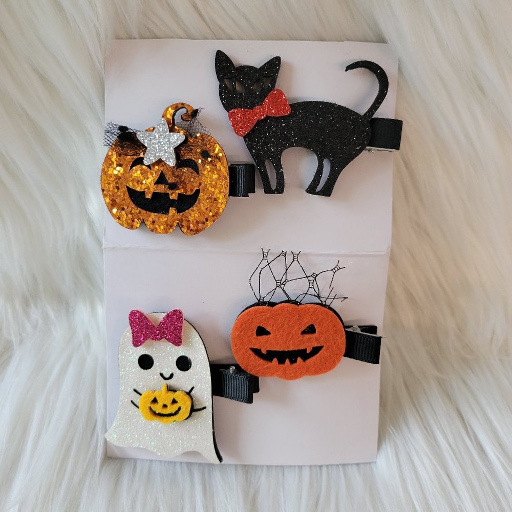 Halloween Hair Clip Set